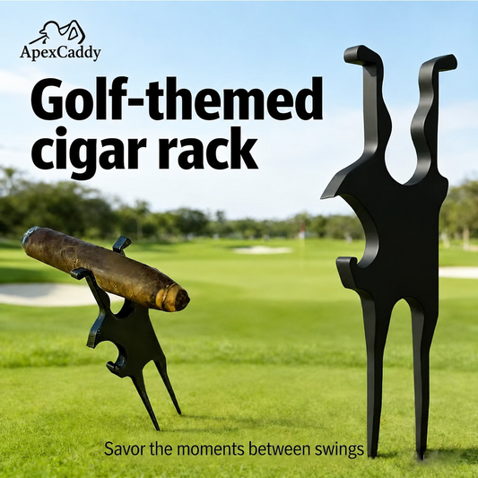 Apex Caddy™ - Premium Golf Cigar Holder