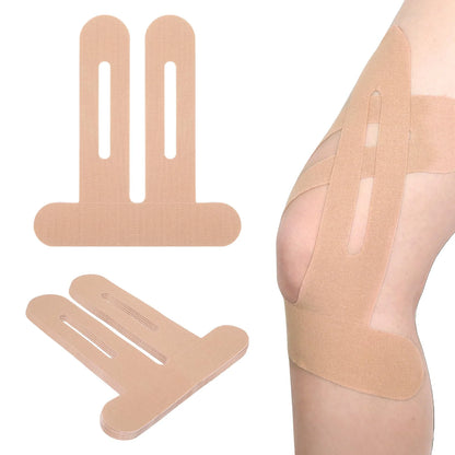 10pcs Kinesiology Tape for Knees, Knee Support & Stability, Knee Pain Relief Athletic Tape - Waterproof & Elastic, Breathable