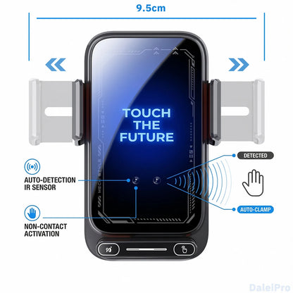 Smart 15W Wireless Car Mount Charger