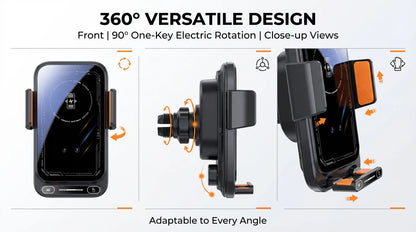 Smart 15W Wireless Car Mount Charger