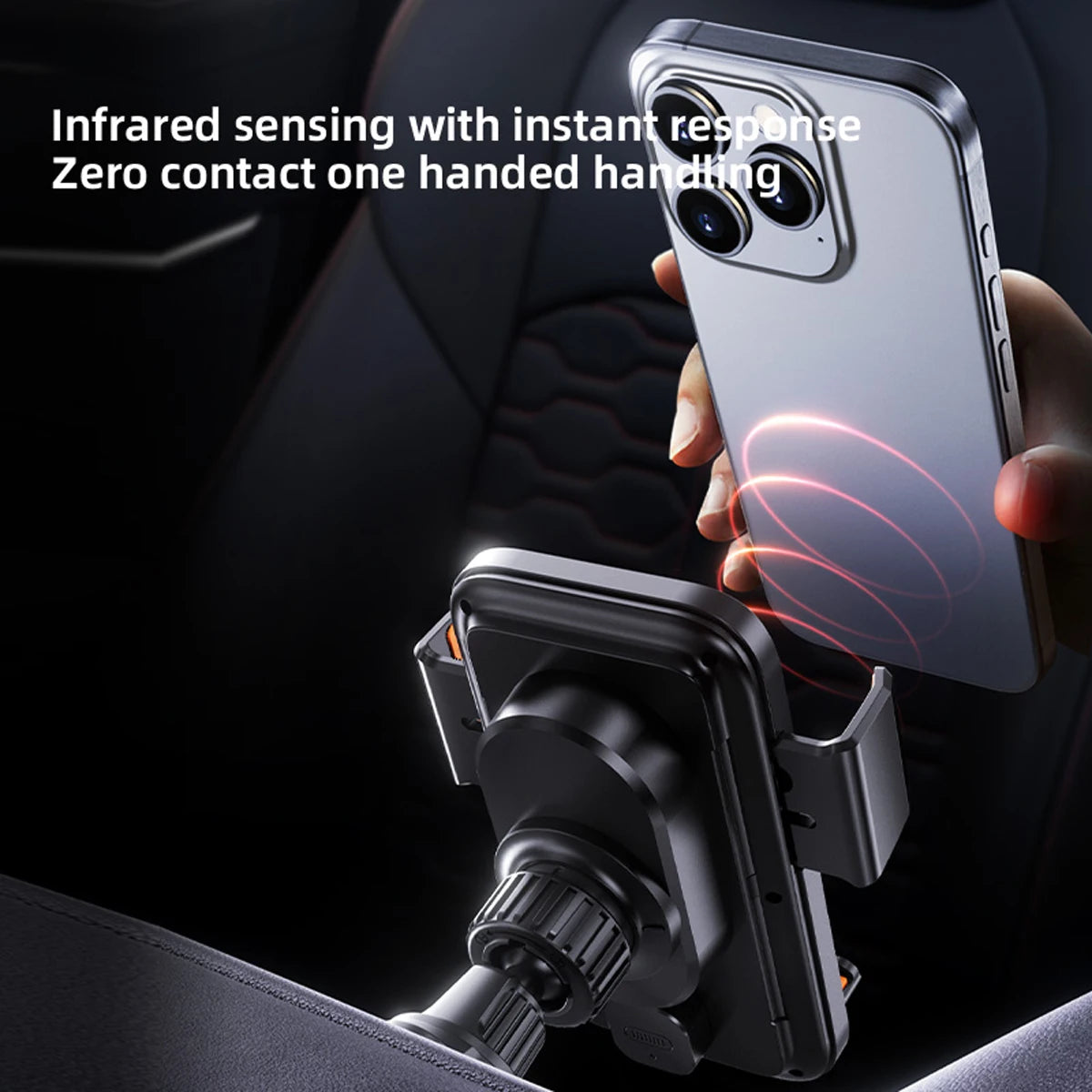 Smart 15W Wireless Car Mount Charger