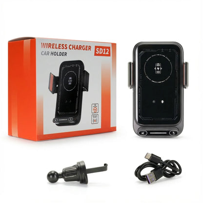 Smart 15W Wireless Car Mount Charger